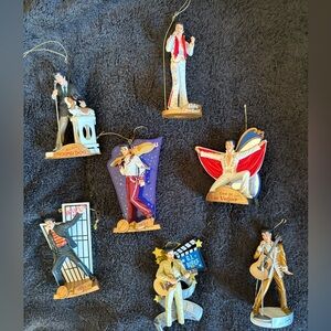 Elvis Presley Holiday Ornament Collection Set